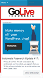 Mobile Screenshot of goliveindonesia.com
